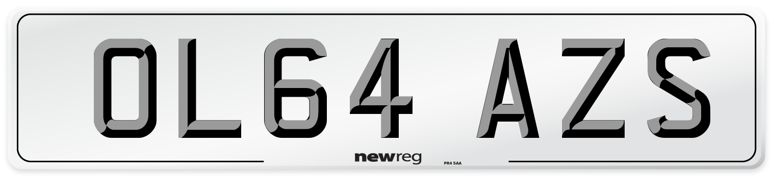 OL64 AZS Number Plate from New Reg